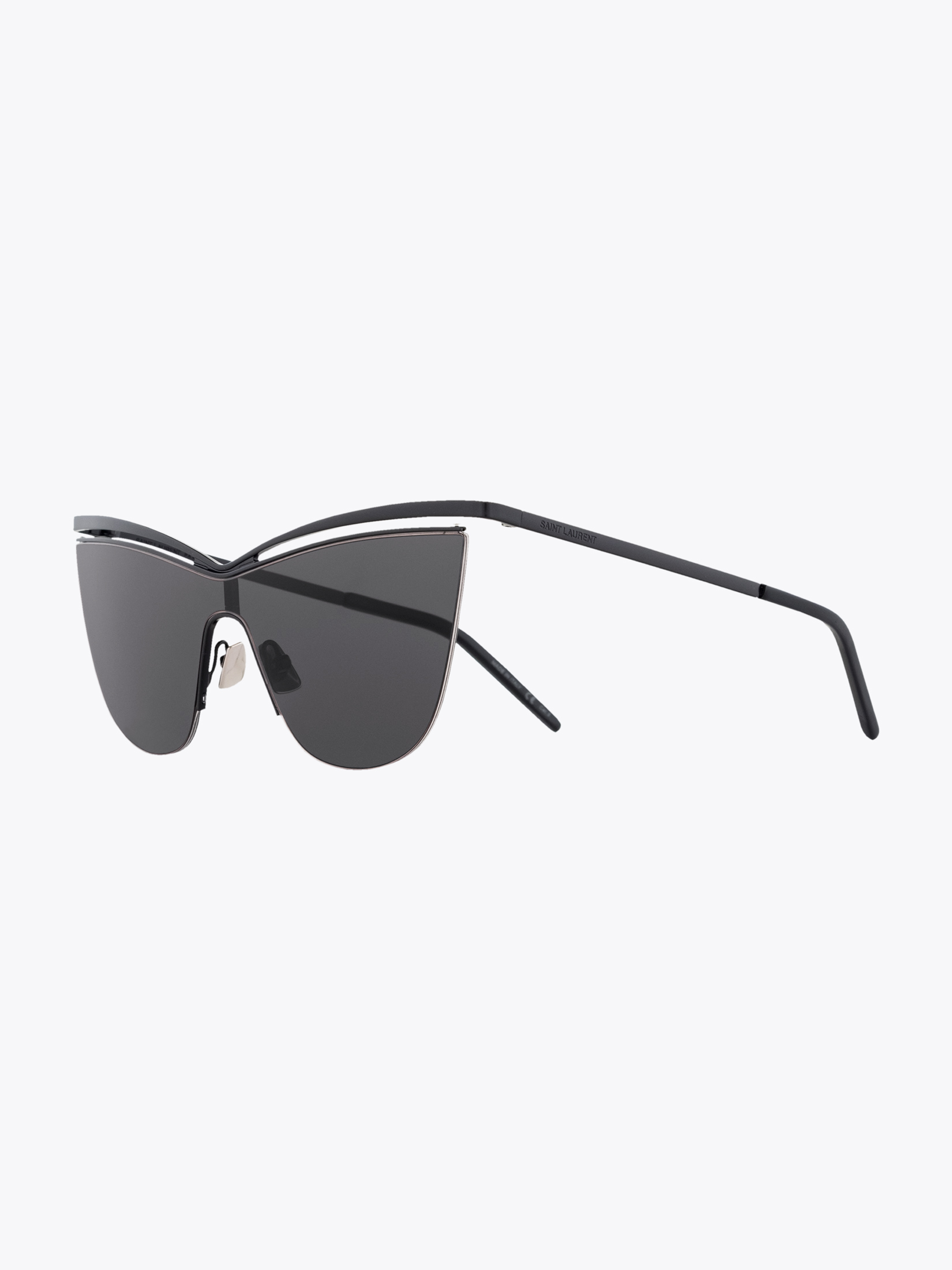 SAINT LAURENT サングラス SL M43F 002 BLACK+SILVER サンローラン SAINT LAURENT SAINT LAURENT サングラス SL M43/F