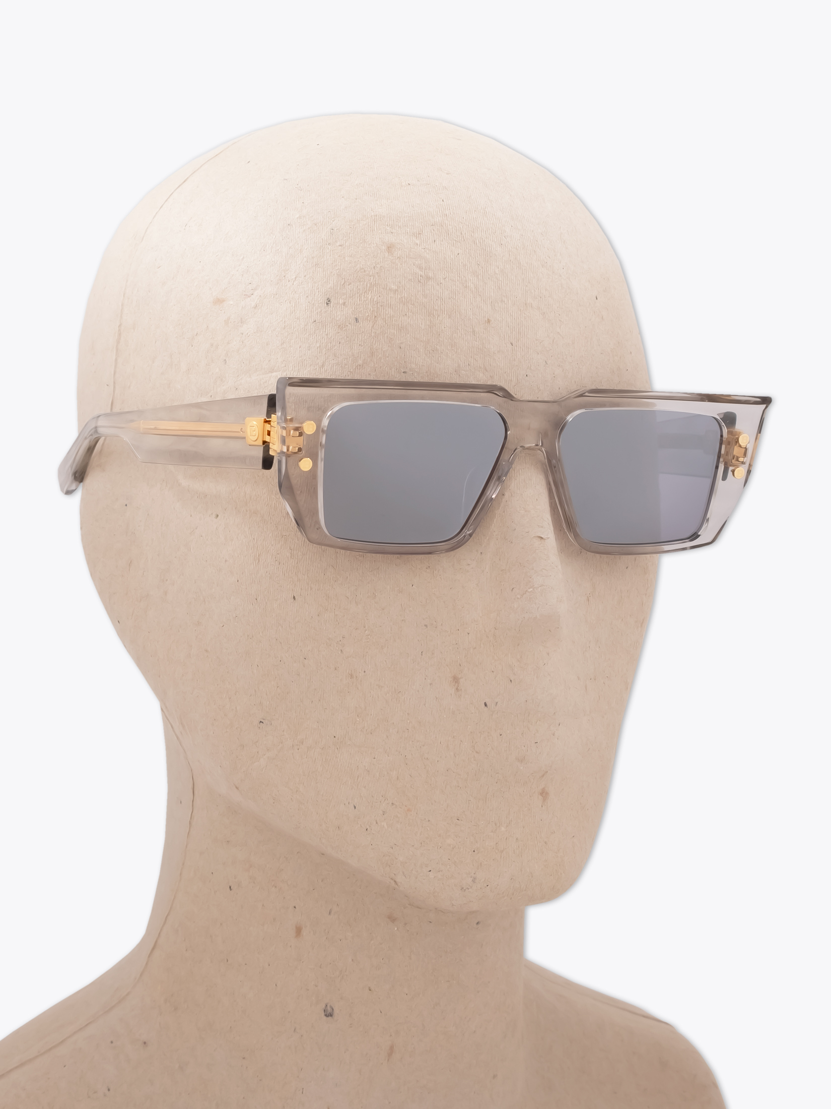 BALMAIN ソルシャ スクエア フレム サンクラス BPS160D MULTI BALMAIN EYEWEAR — B-VI Square Crystal Sunglasses