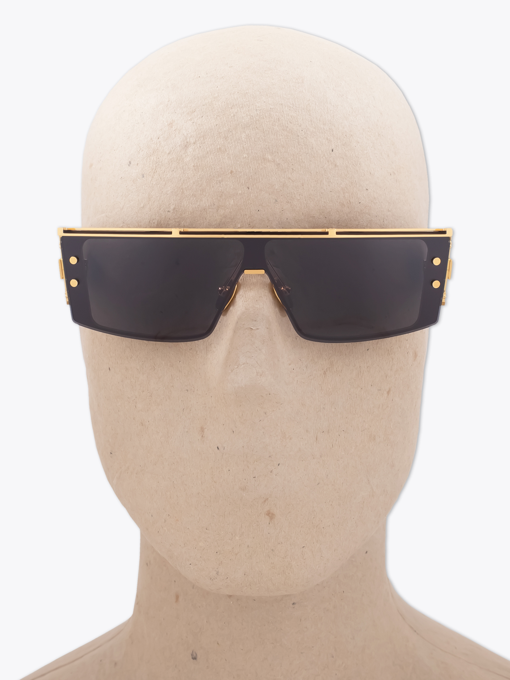 Balmain EF1LB290KB070LB 関税送料込 BALMAIN EYEWEAR — Wonder Boy III Gold Black Sunglasses