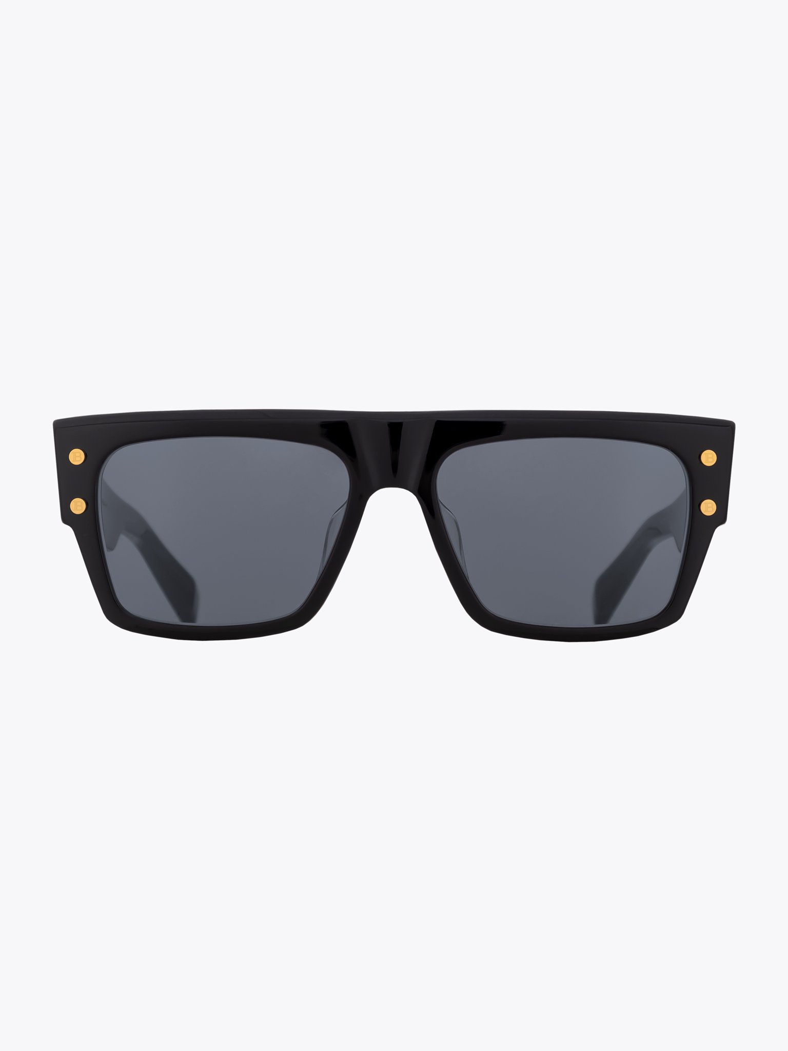 BALMAIN EYEWEAR — B-III Square Black Sunglasses