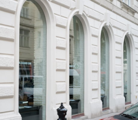 The showrooms of E35 shop in Vienna, Schottenfeldgasse 67